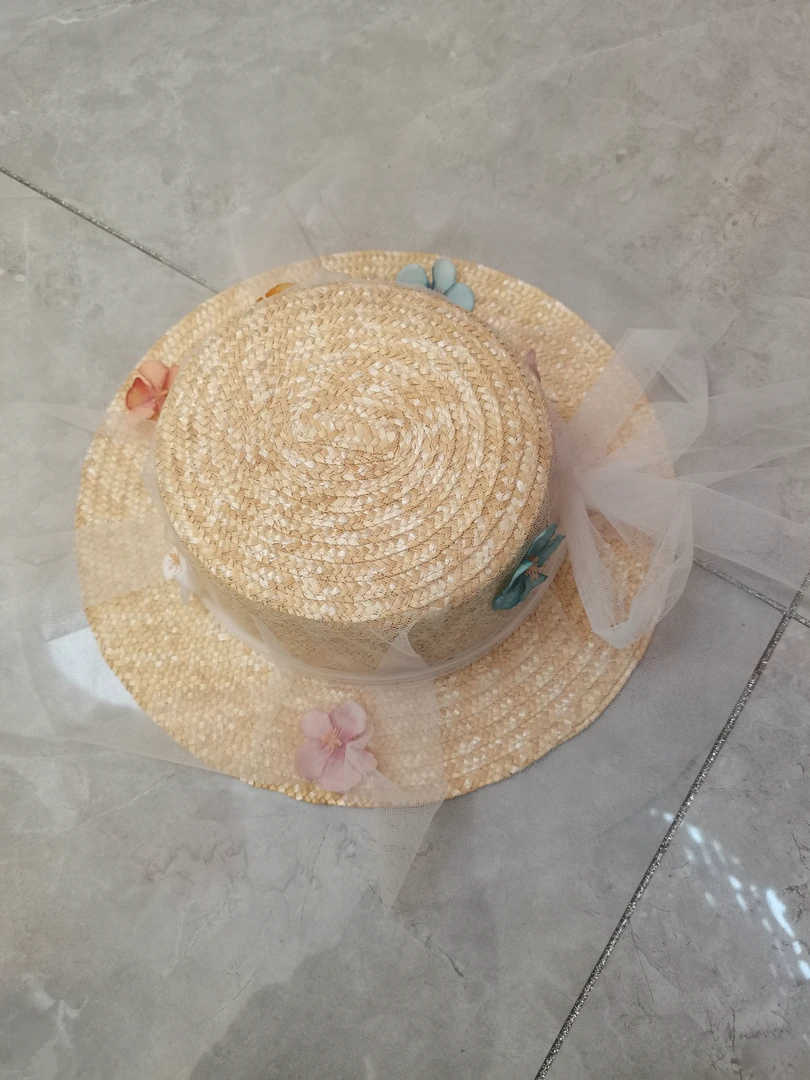 小米粒，女童夏季遮阳帽