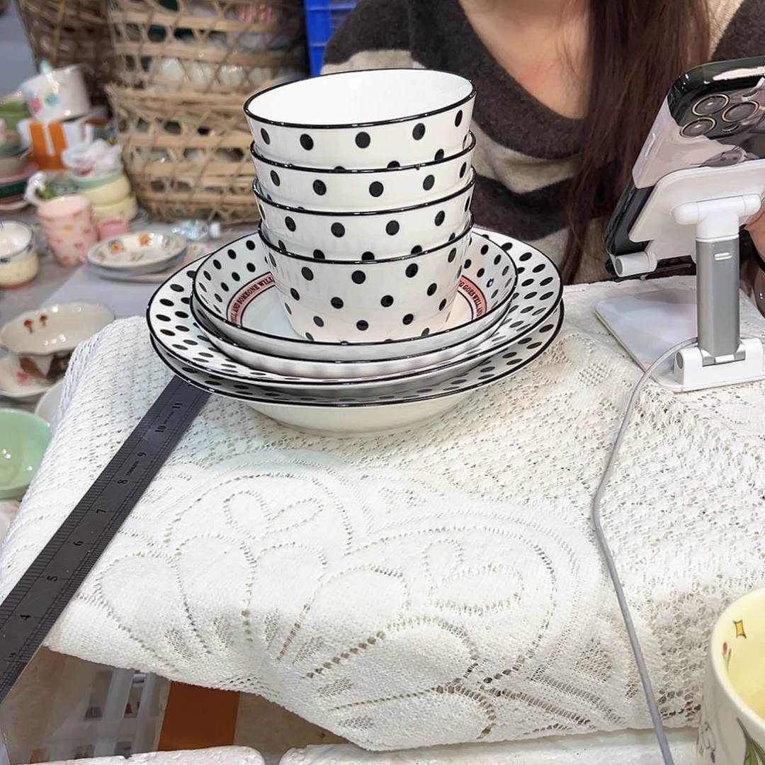 潮州陶瓷工厂微瑕8件套