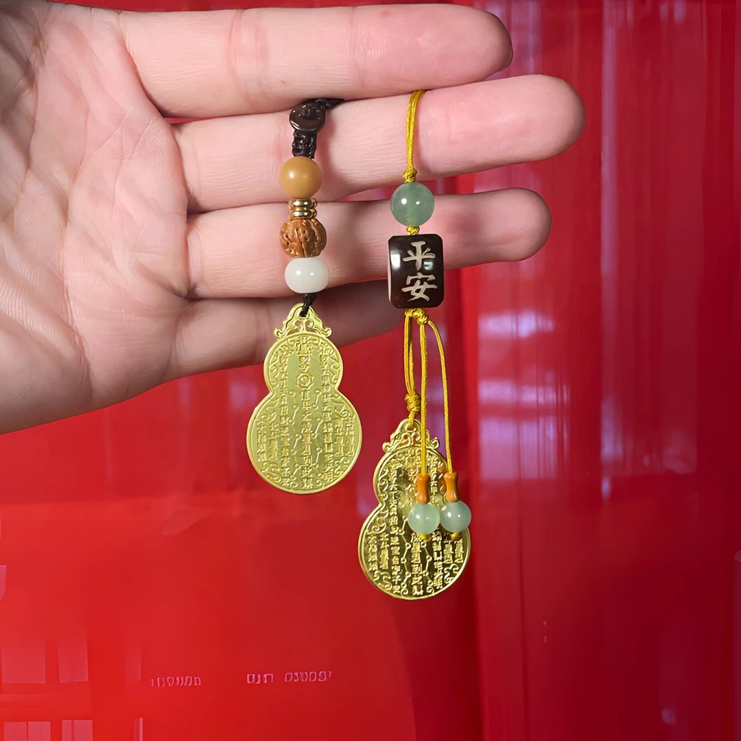 铜吊坠 古法铜镀葫芦简答长款素款吊坠手机包包吊坠钥匙手机挂