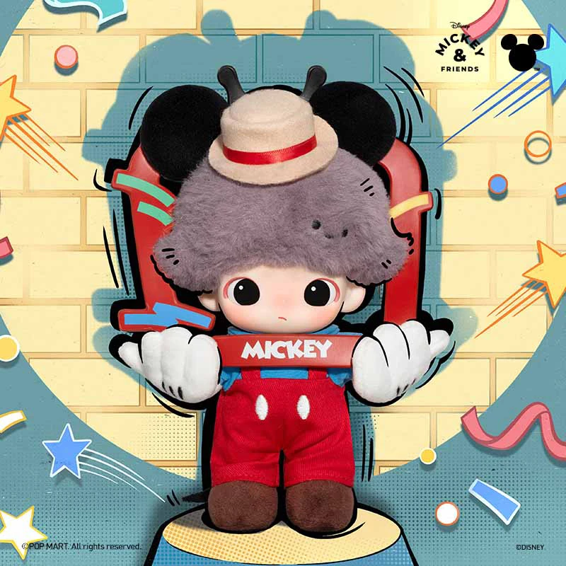 （直播代拆 不退换）DIMOO迪士尼系列搪胶毛绒钥匙圈 盲盒