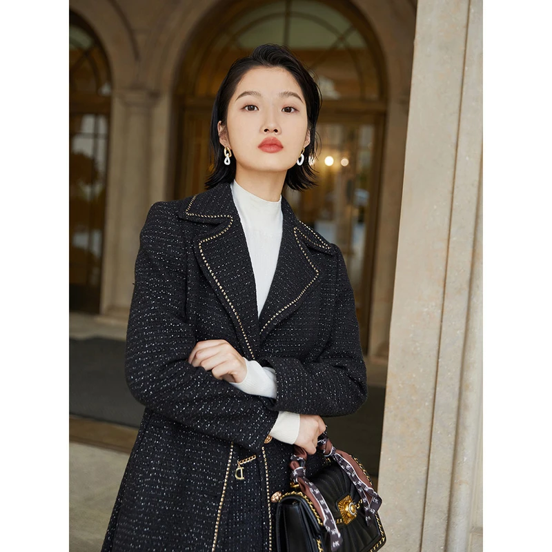 敦奴dunnu毛呢外套DR362117