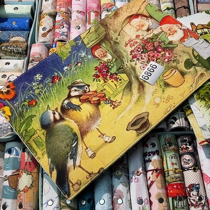 织绣A5 桌垫夹子随单6866