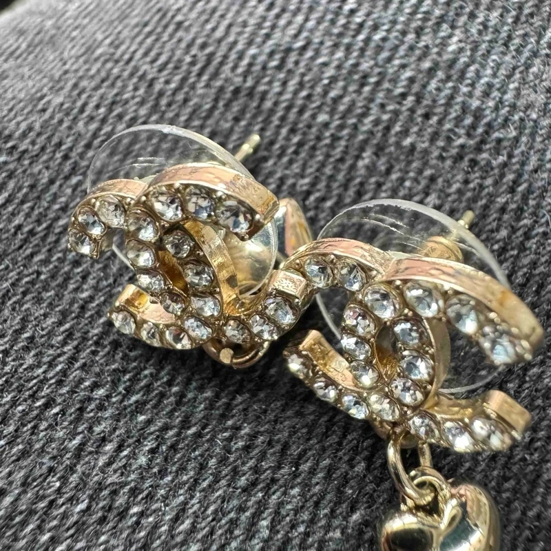 95新 Chanel/香奈儿 零件一对/ 乱乱子中古/109720不支持鉴定