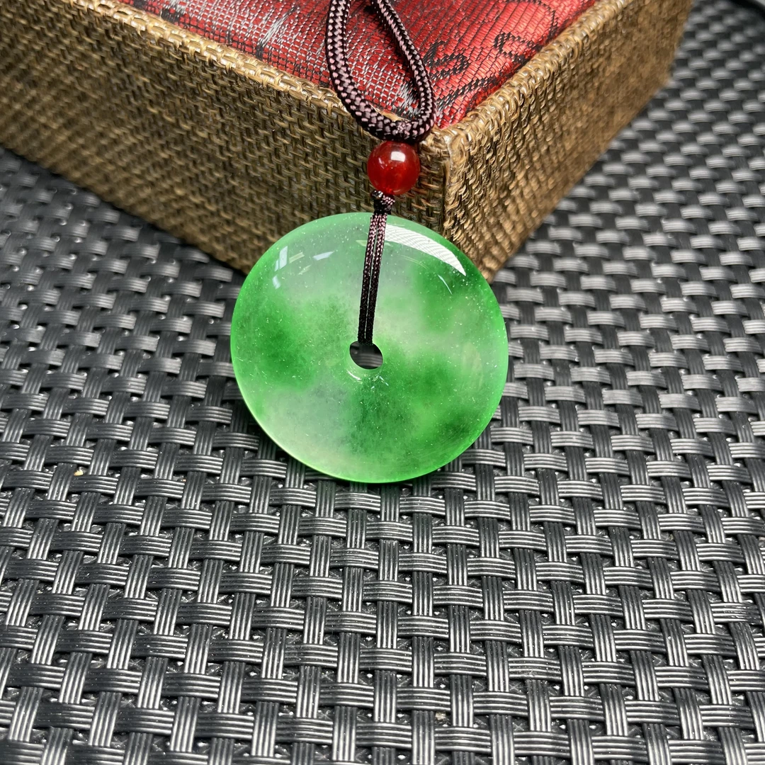 【大北】透緑色平安扣/QW1854-精致吊坠女士