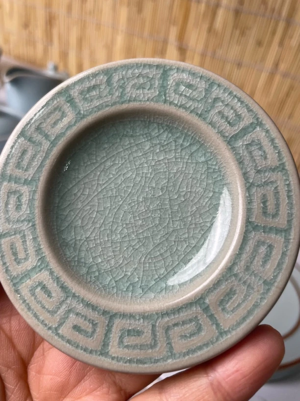 汝瓷冰片釉水杯垫全品。