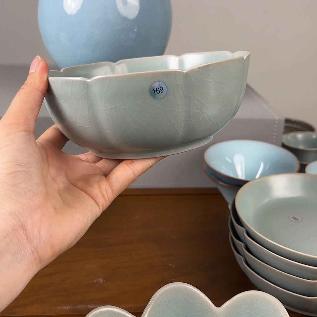 其他汝窑仿古釉深腹洗微瑕特价款169