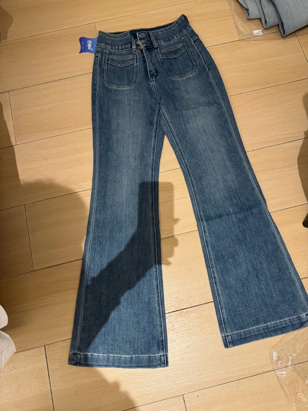 暖暖家春夏款微拉牛仔裤