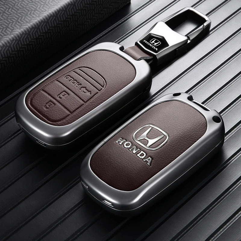 适用本田八代雅阁皓影U型格X思域H改装CRV冠道英诗派全包钥匙套壳