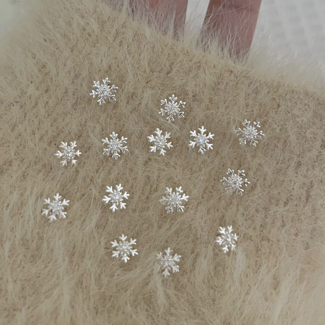 合金耳饰 雪花耳钉女养耳洞ins精致氛围感耳骨耳环小众设计感耳饰