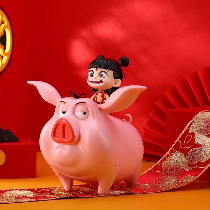 太乙哪吒飞天猪存钱罐手办摆件魔童闹海超大号存钱罐六一儿童节礼