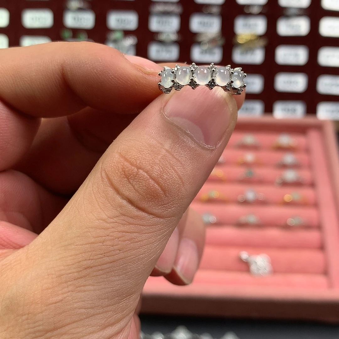 星***・翡翠银S925镶嵌戒指4