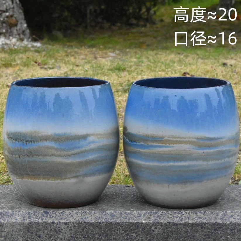 大号老桩花盆透气绿植花卉清爽简约手工龙蛋温馨法师盆