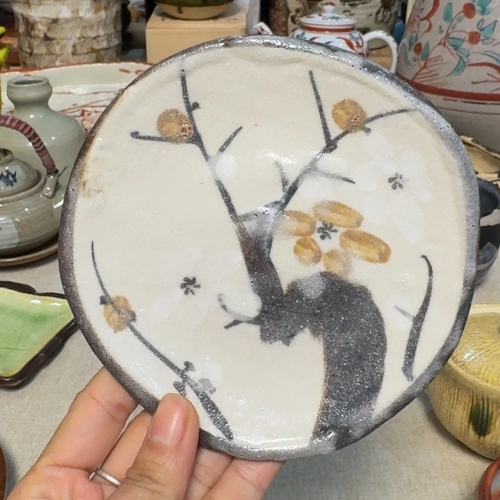 陶泥一个碟子好看的