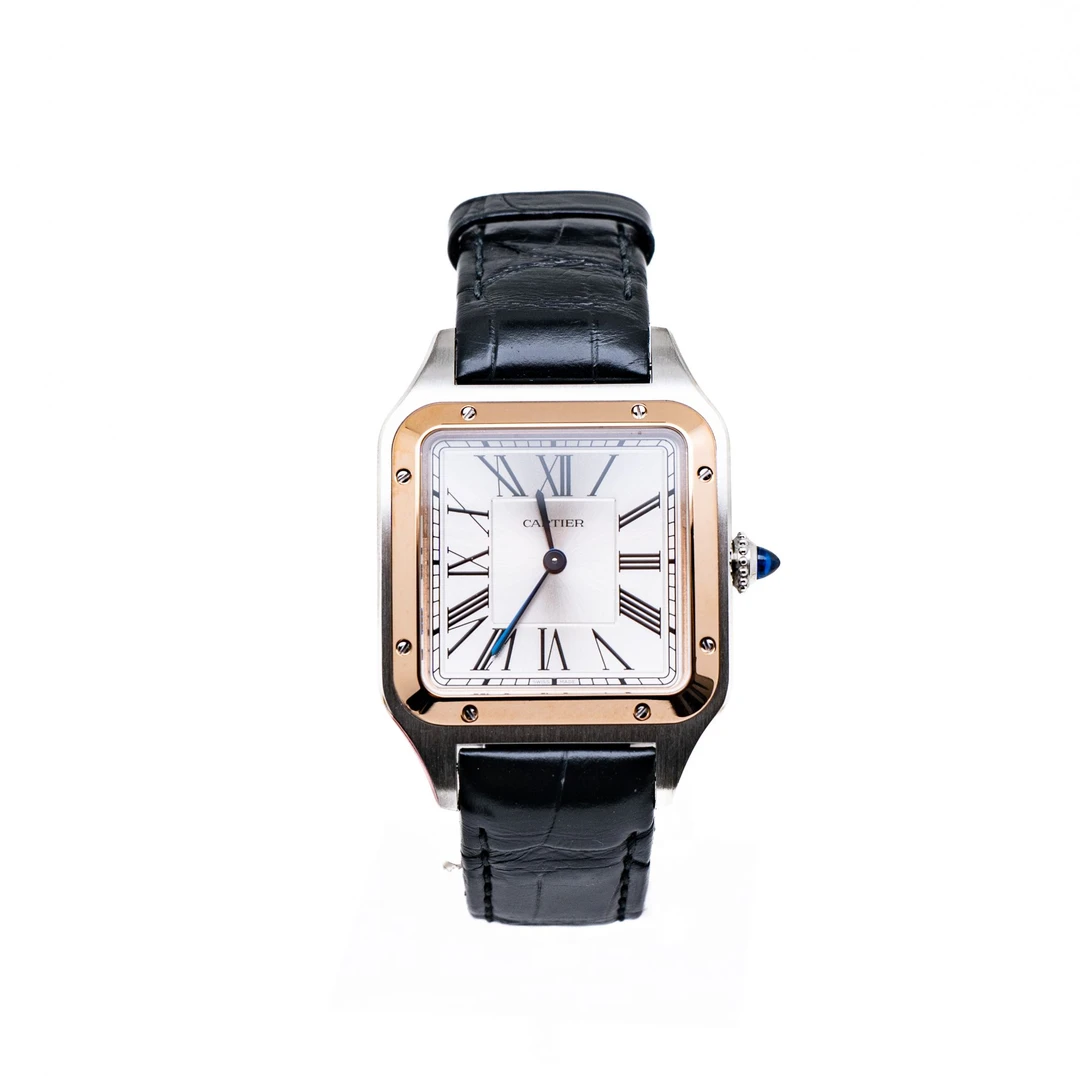 99新 Cartier/卡地亚 山度士W2SA0011 大号间金男士手动机械 24年