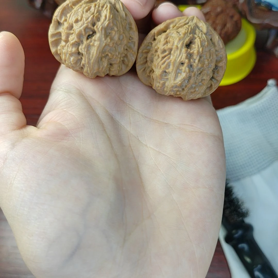 文玩核桃吊坠35白狮子