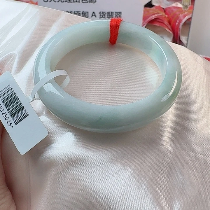 翡翠未镶嵌手镯49号-55.3-5025