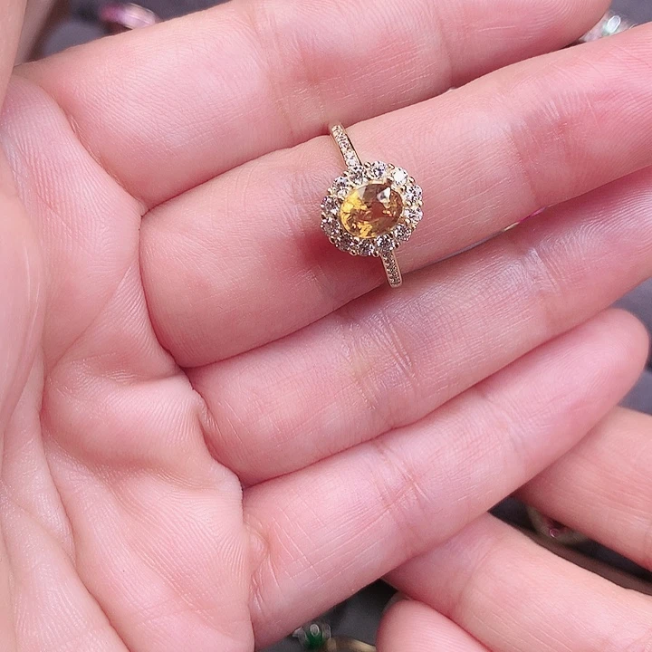 E***a银S925镶嵌蓝宝石戒指