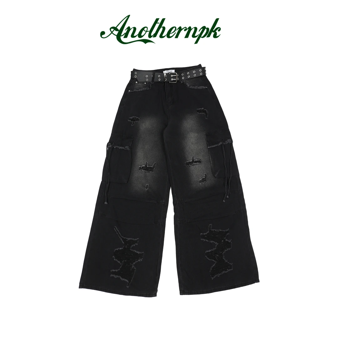 牛仔裤牛仔直筒裤街头辣妹A5F13E5595