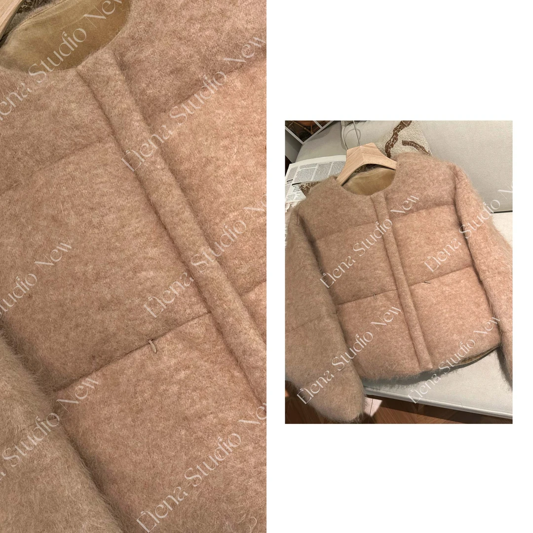 大甜甜【卢森堡】设计感精致小众羽绒服高订气质温柔羽绒服