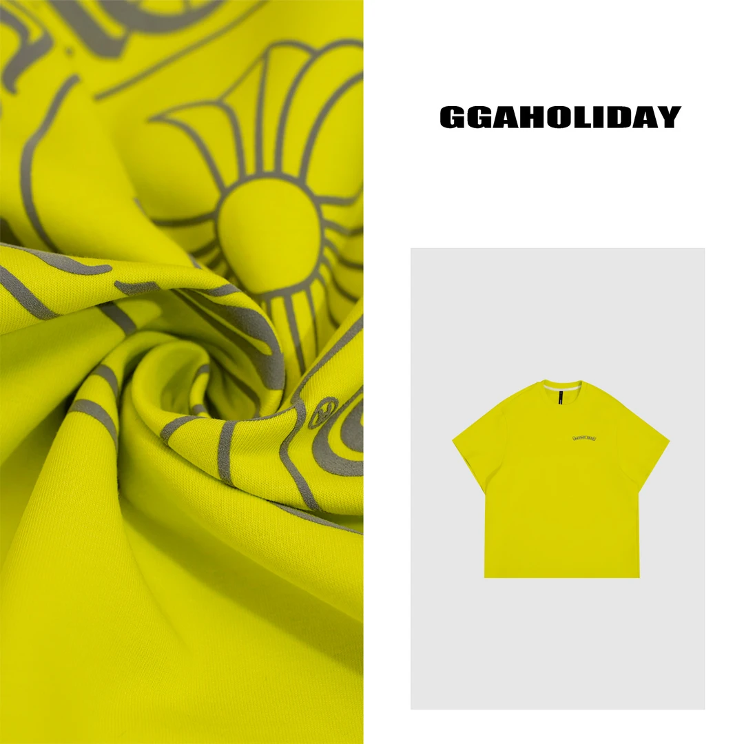 25N春夏新款轻奢高级感美式街头潮流设计”克喽心”短袖大T 152207