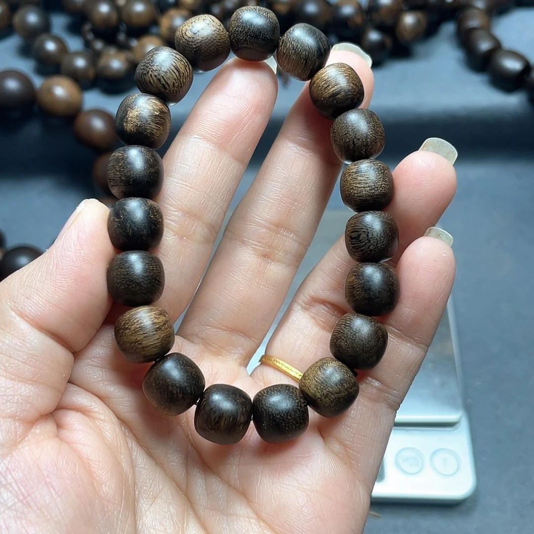 手串沉香木白棋瘤疤1.0