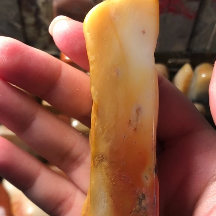 昌化石昌化田黄随形章