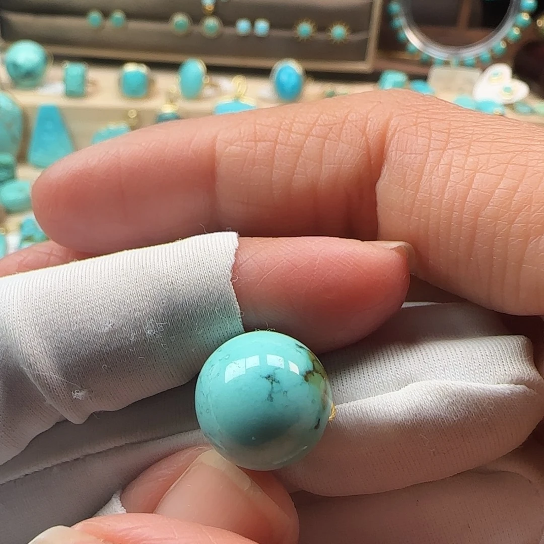 绿松石未镶嵌吊坠(不含链)