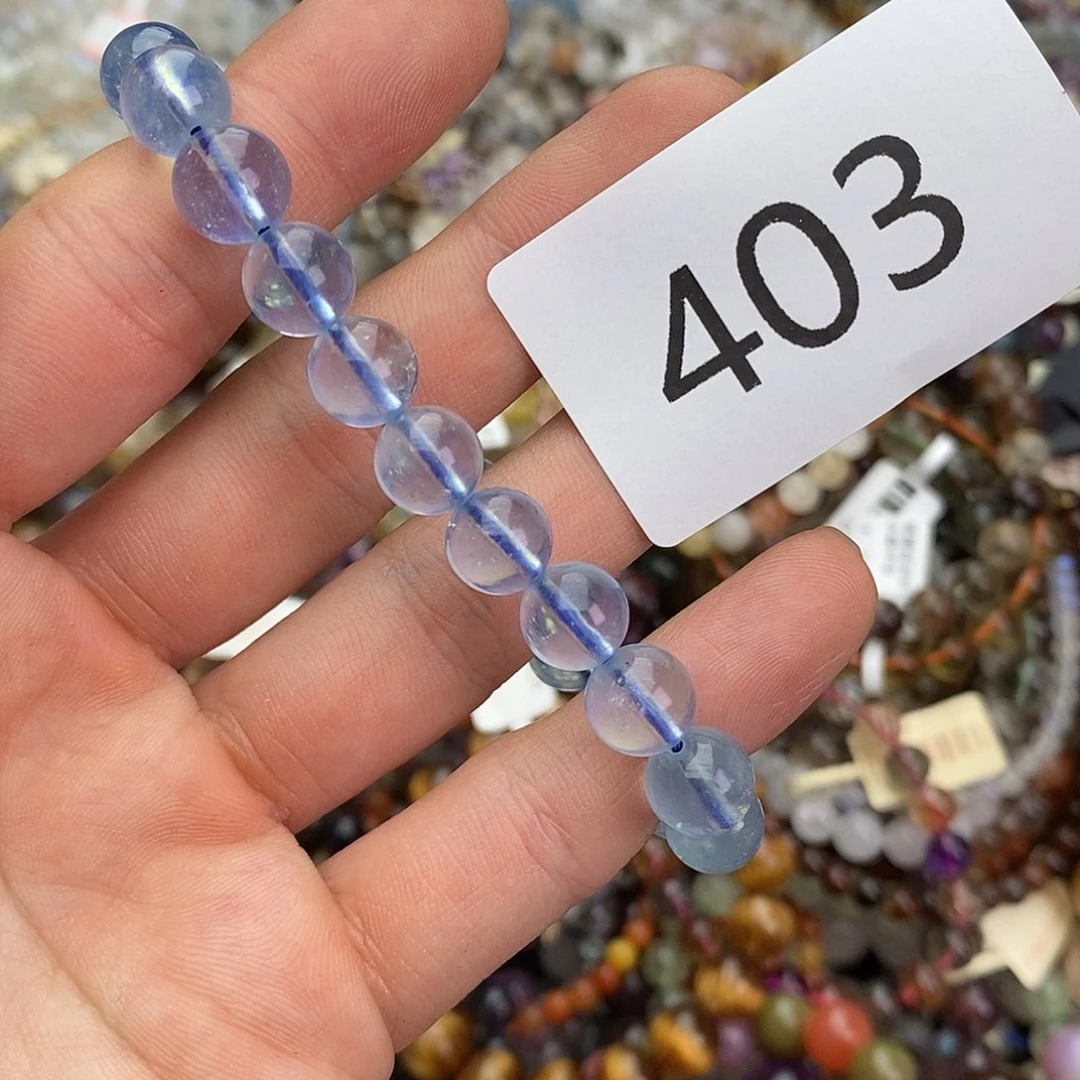 未镶嵌手链海蓝宝石手链