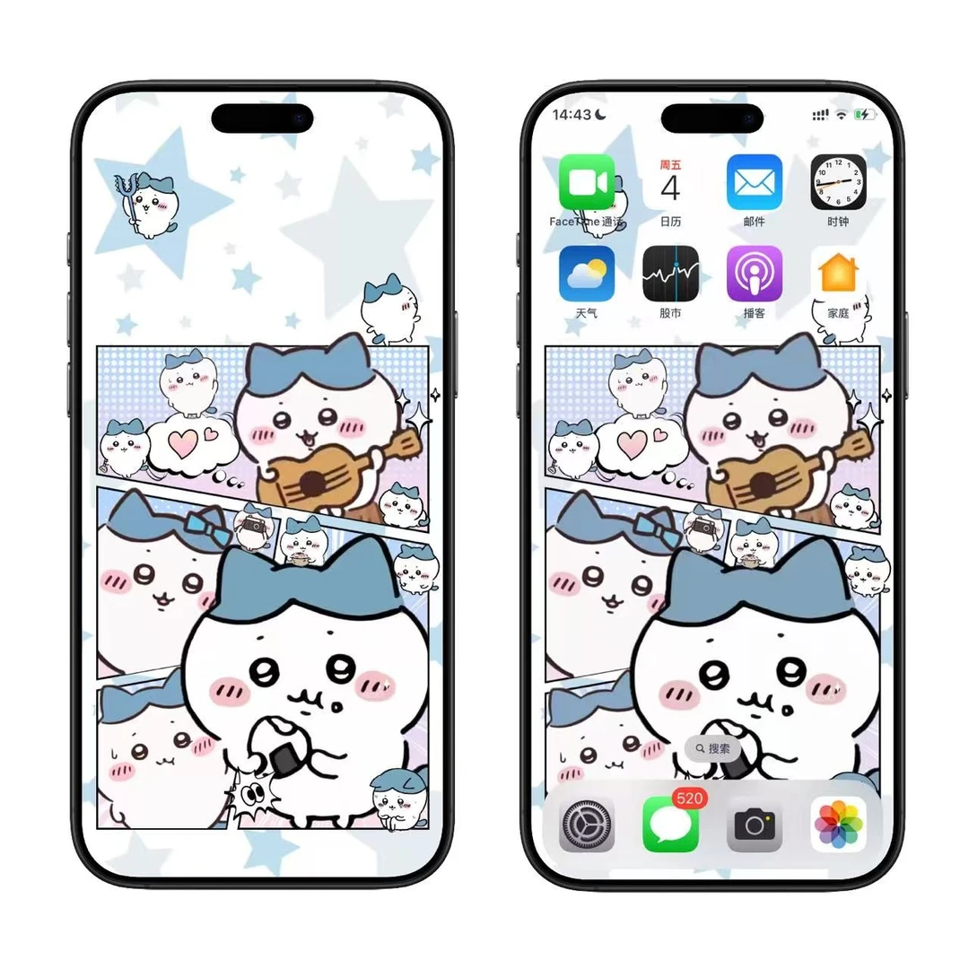 动态手机壁纸锁屏壁纸吉伊卡哇苹果手机iphone实况壁纸live