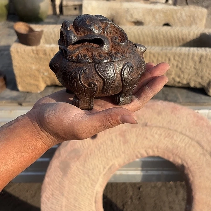 伊***杨石材熏香炉精品包邮