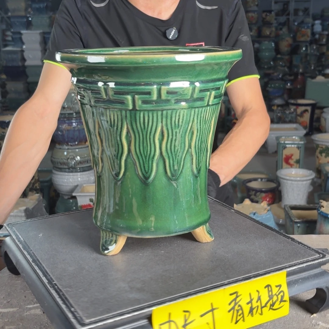 一风堂石湾花盆 内16*19