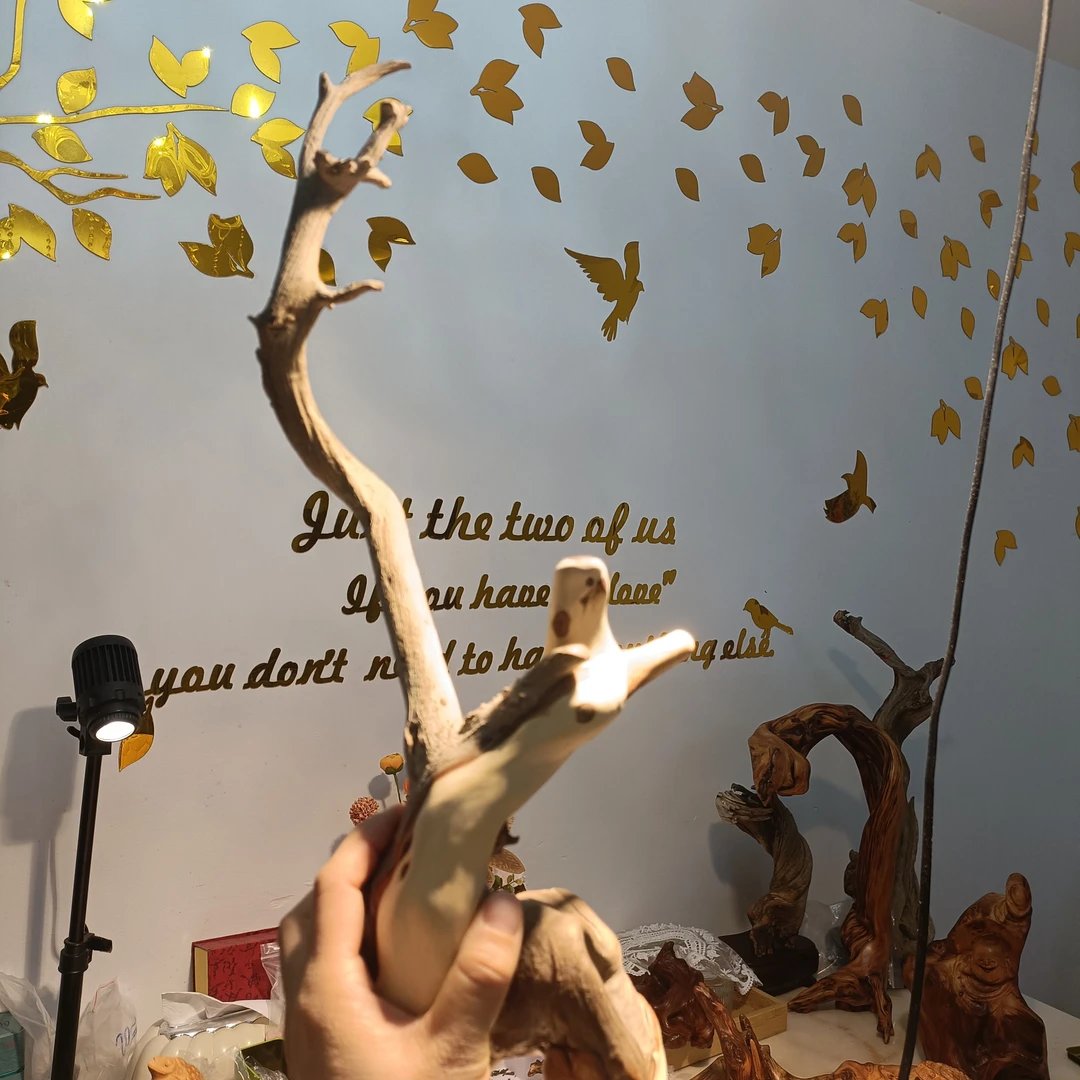 太行崖柏手工雕刻手把件艺术根雕作品