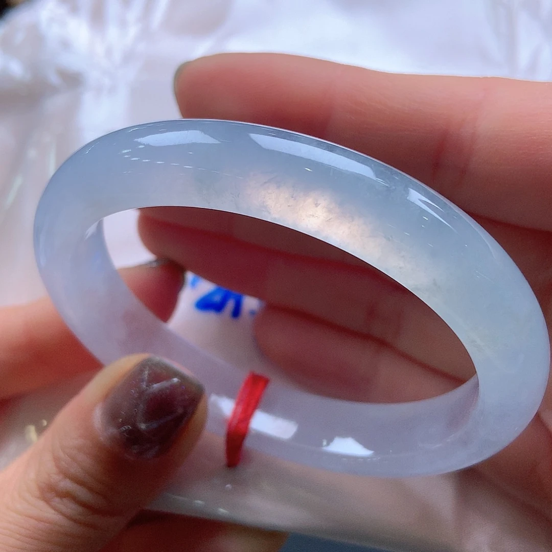 翡翠未镶嵌手镯11号53贵妃