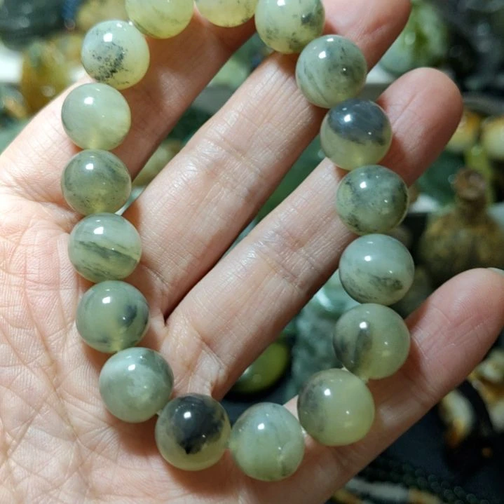 岫玉手串款式未镶嵌