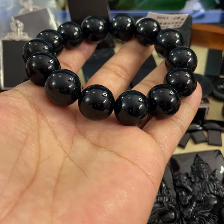 翡翠颈饰未镶嵌用****2墨翠16