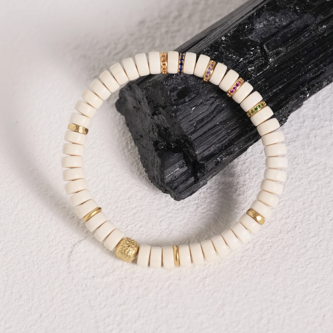 925银手链 【步步高升】主播自留款白色百搭心念手环 陆人甲乙丙