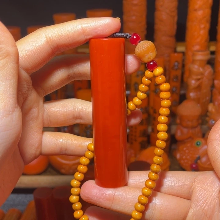 竹玉化实心竹放漏