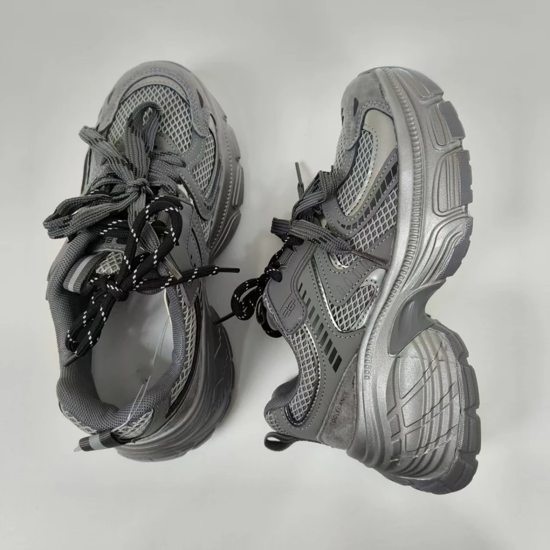 麦迪尚品  5040840镂空网面老爹鞋百搭厚底运动鞋品牌专柜正品