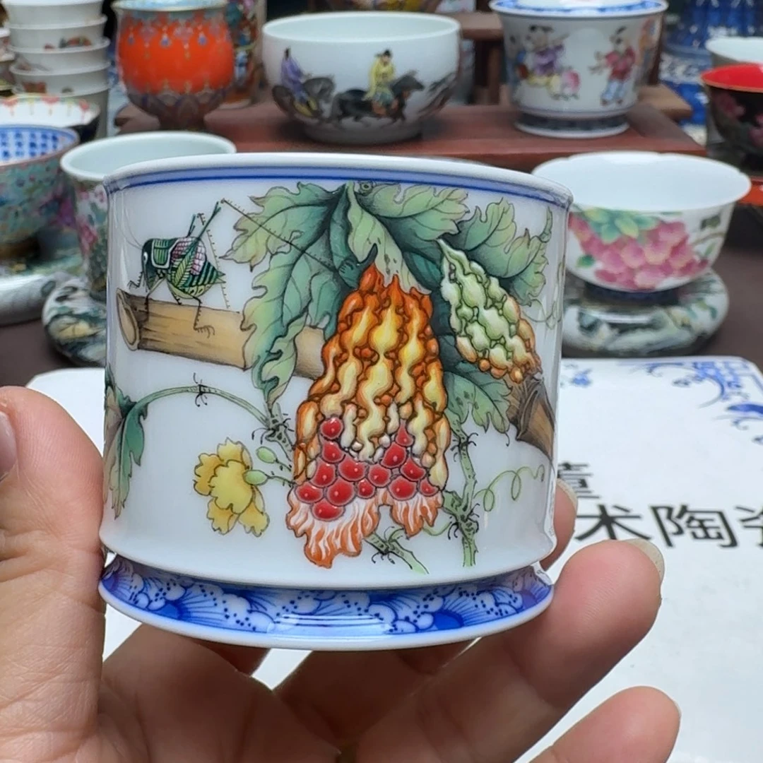 景德镇手工手绘展示