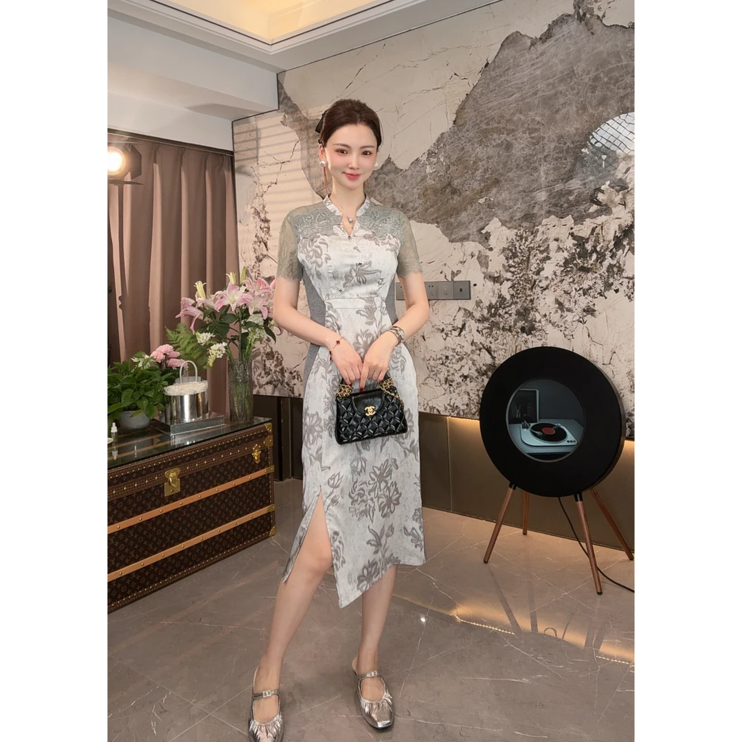 【DuoDuo·Studio】  中式美学高级气质显瘦百搭时尚连衣裙-252213