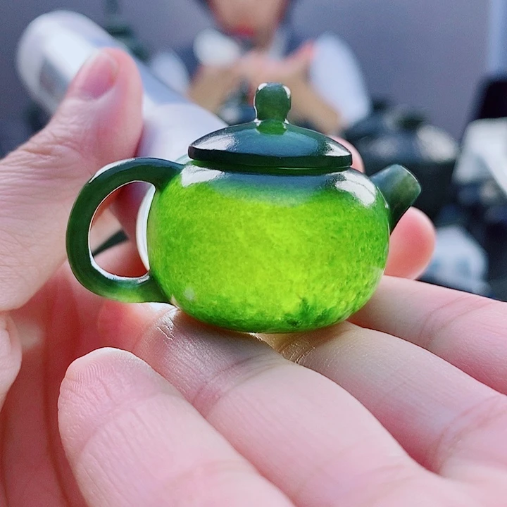 和田玉（青玉）未镶嵌把件