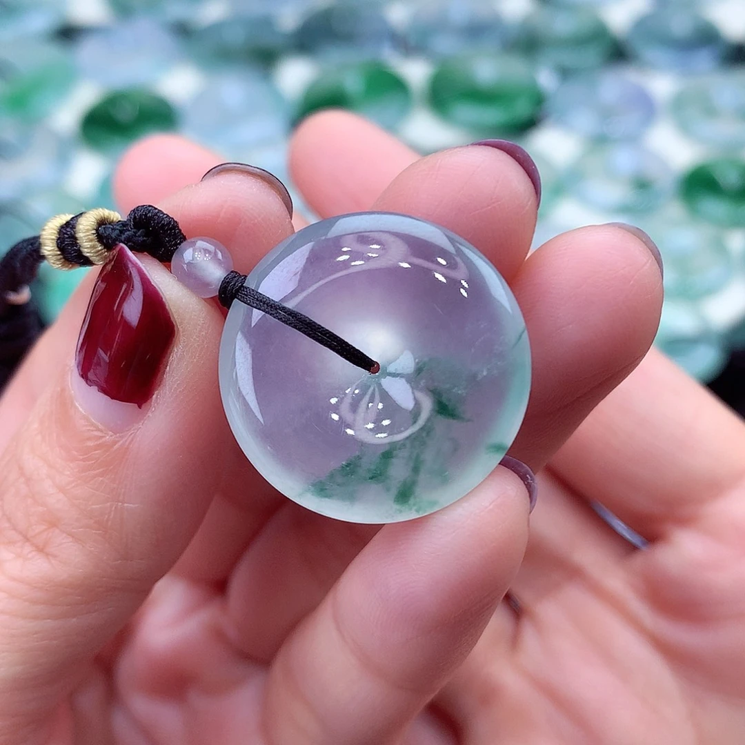 颈饰未镶嵌翡翠编号61-尺寸23/5.7