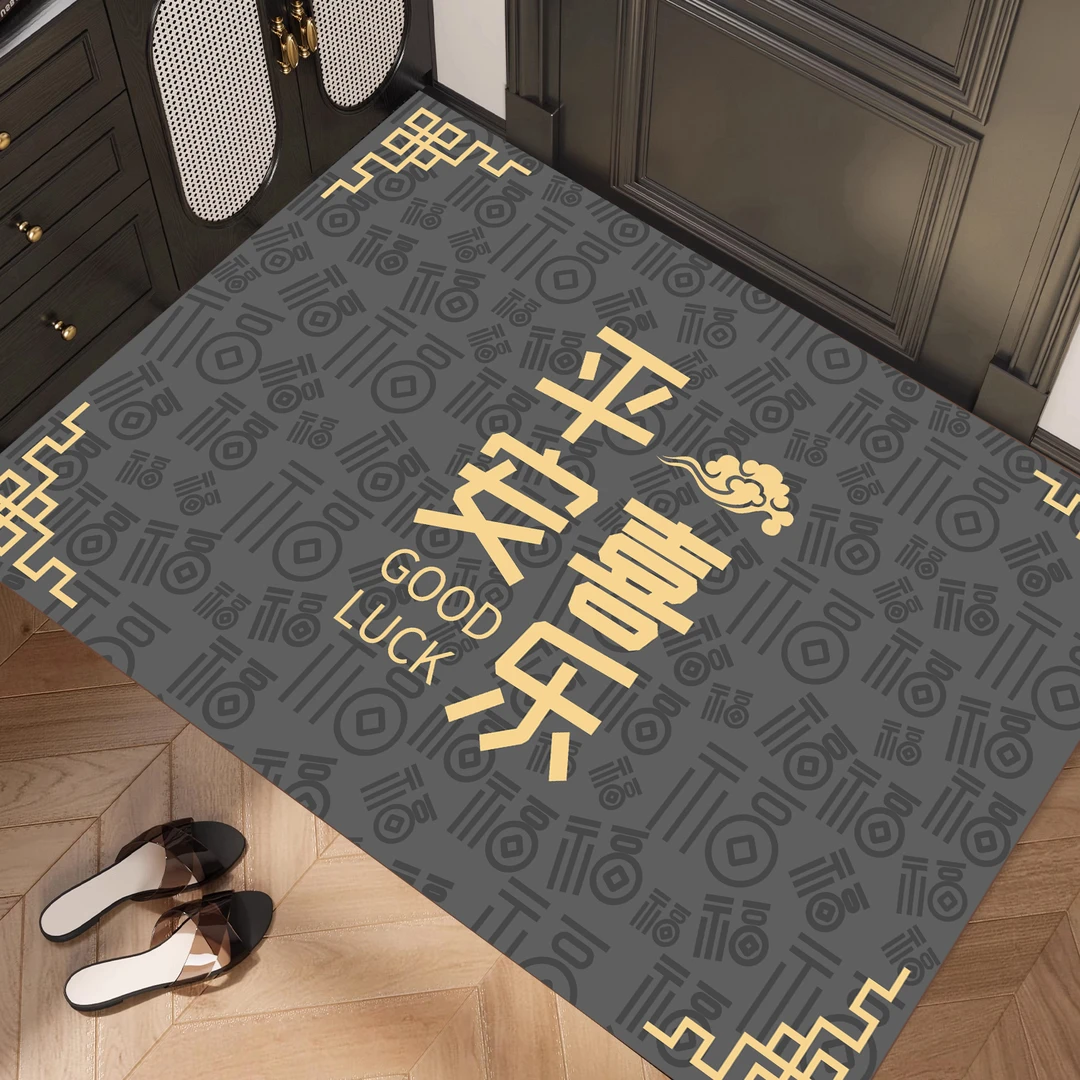 X158-2【60*90cm】硅藻泥地垫卫生间门口浴室防滑厕所玄关卧室毯