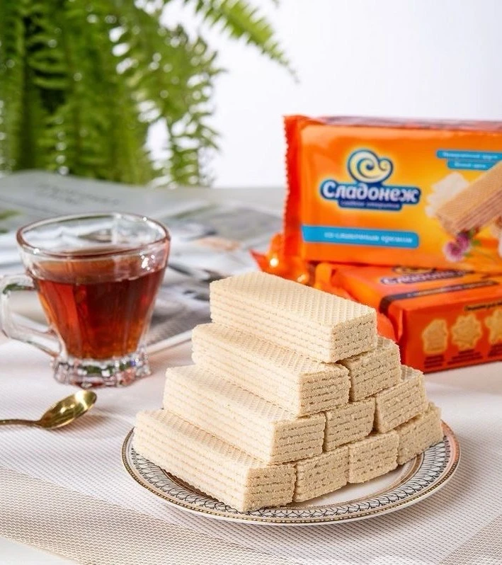 （苏苏）俄罗斯进口 奶油威化 270克 A313