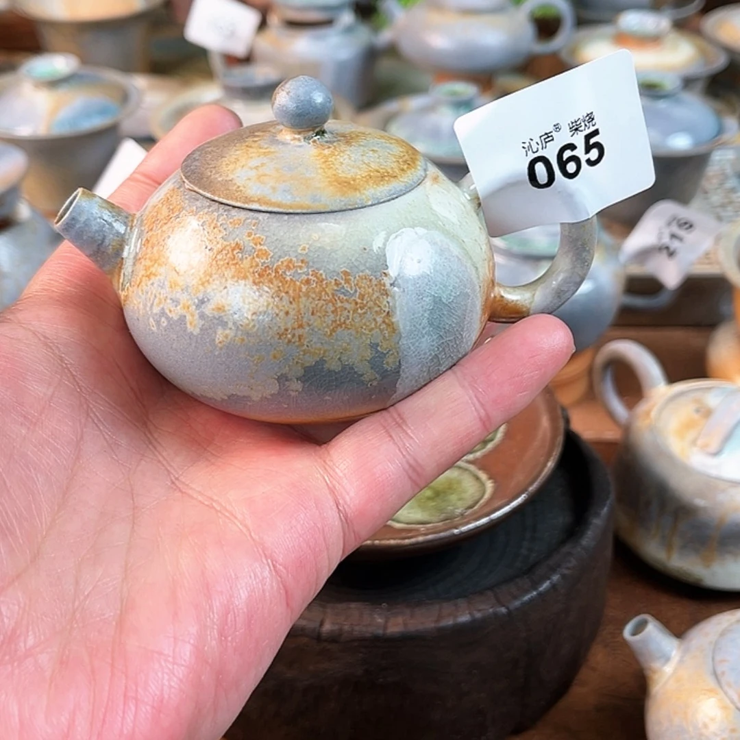 【闪购商品】二***尚沁庐柴窑古法柴烧手工茶具