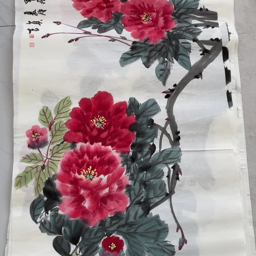 国画真吉老师绘画