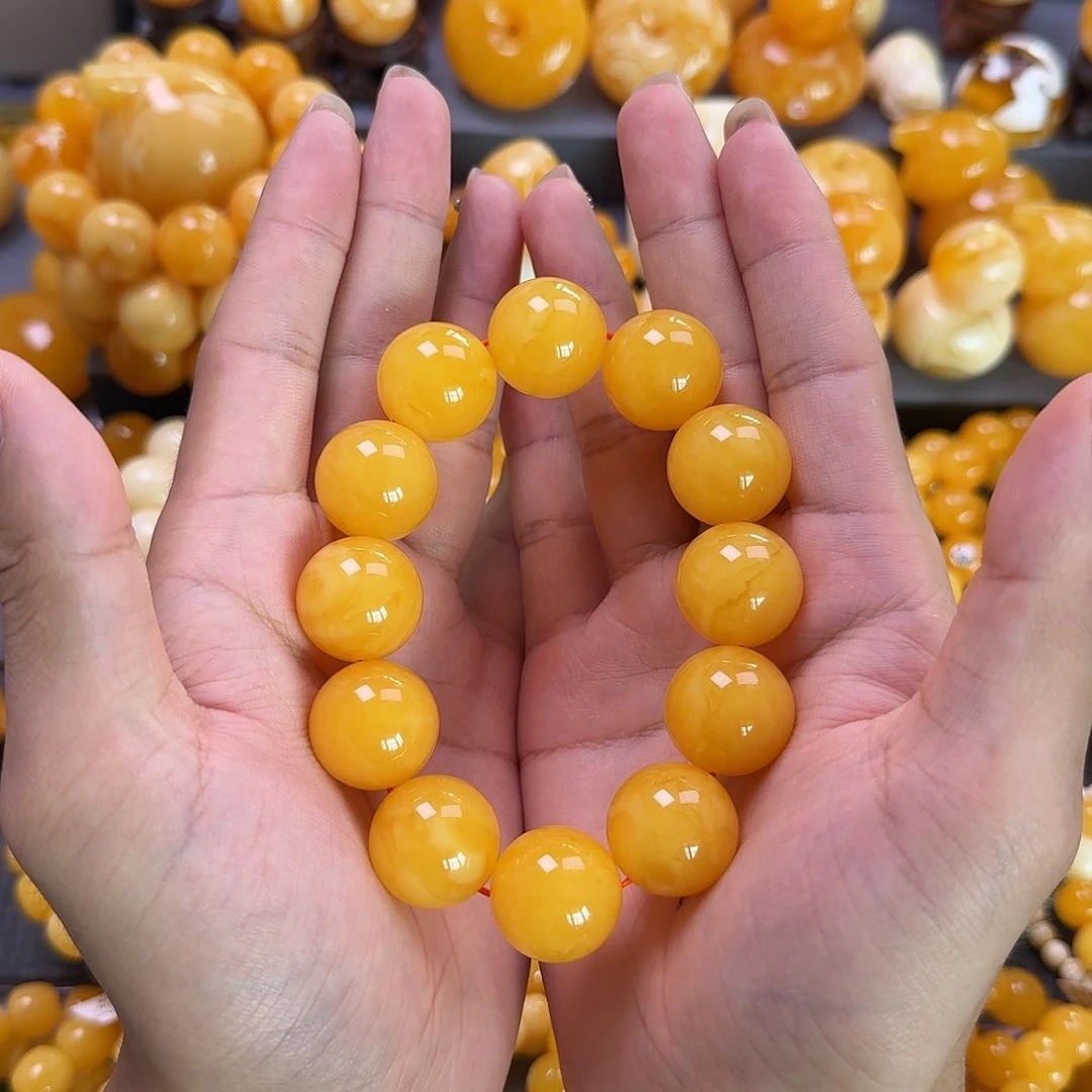 未镶嵌蜜蜡珠宝奇石同料20mm