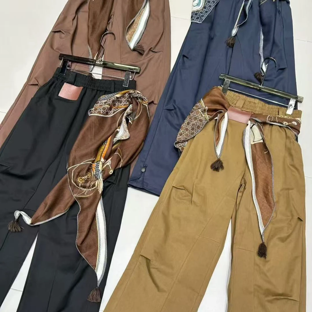 假两件设计感高腰裙装西裤百搭气质烟管裤