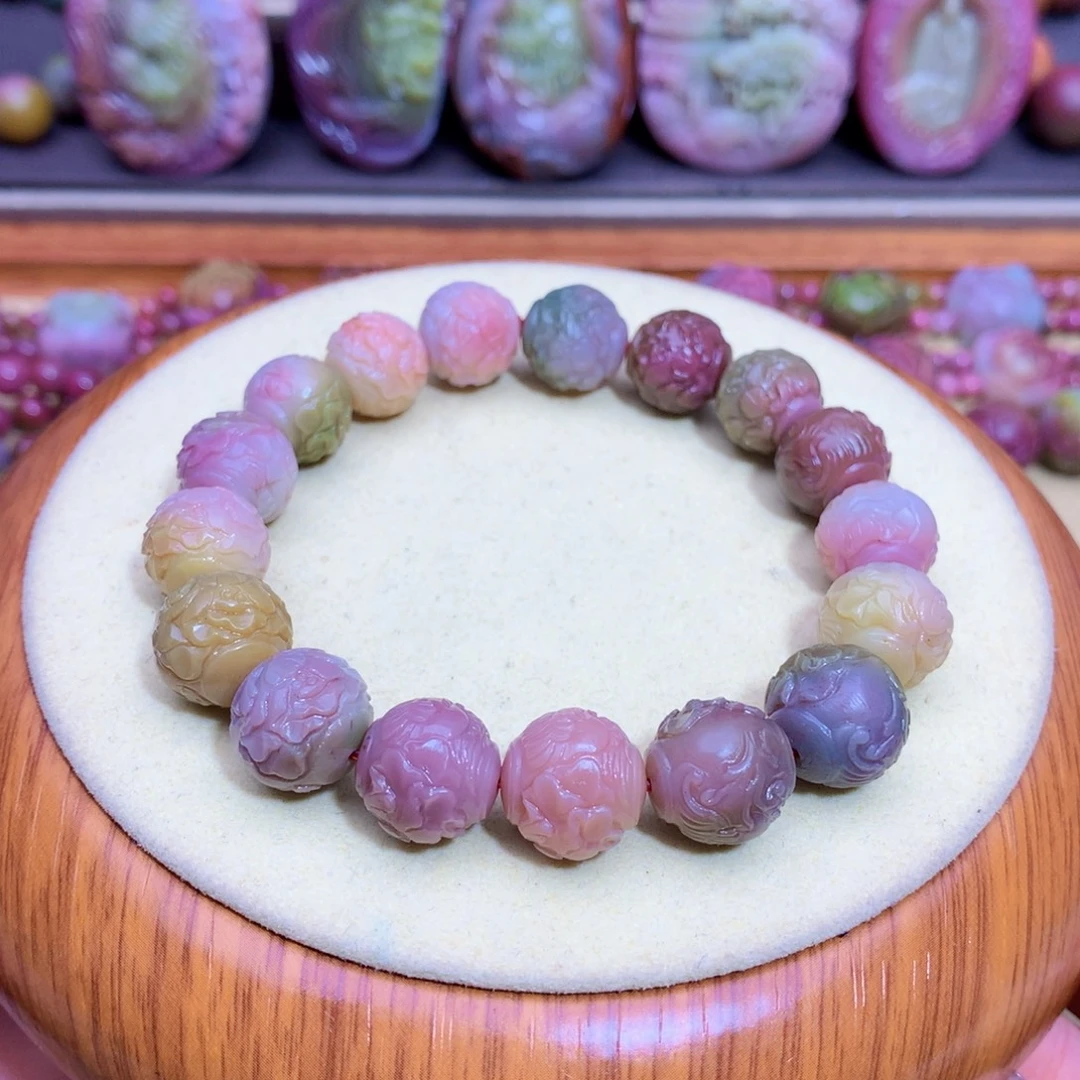 玛瑙未镶嵌手链盐源