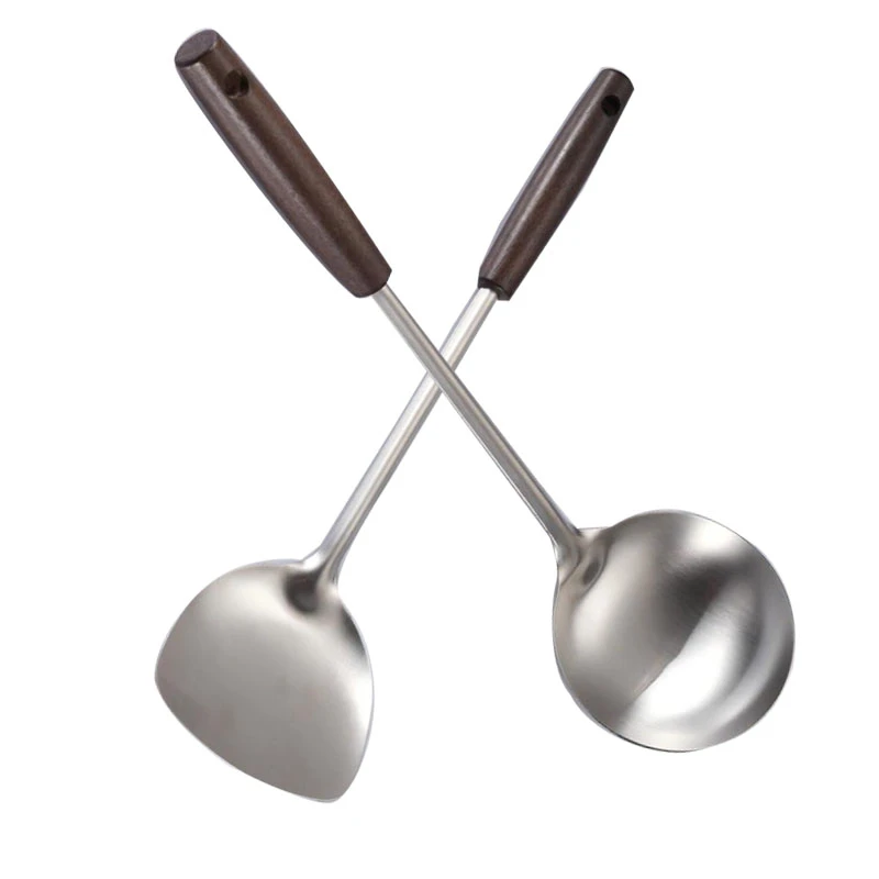 非凡不锈钢家用锅铲炒菜专用厨师长柄炒菜铲子